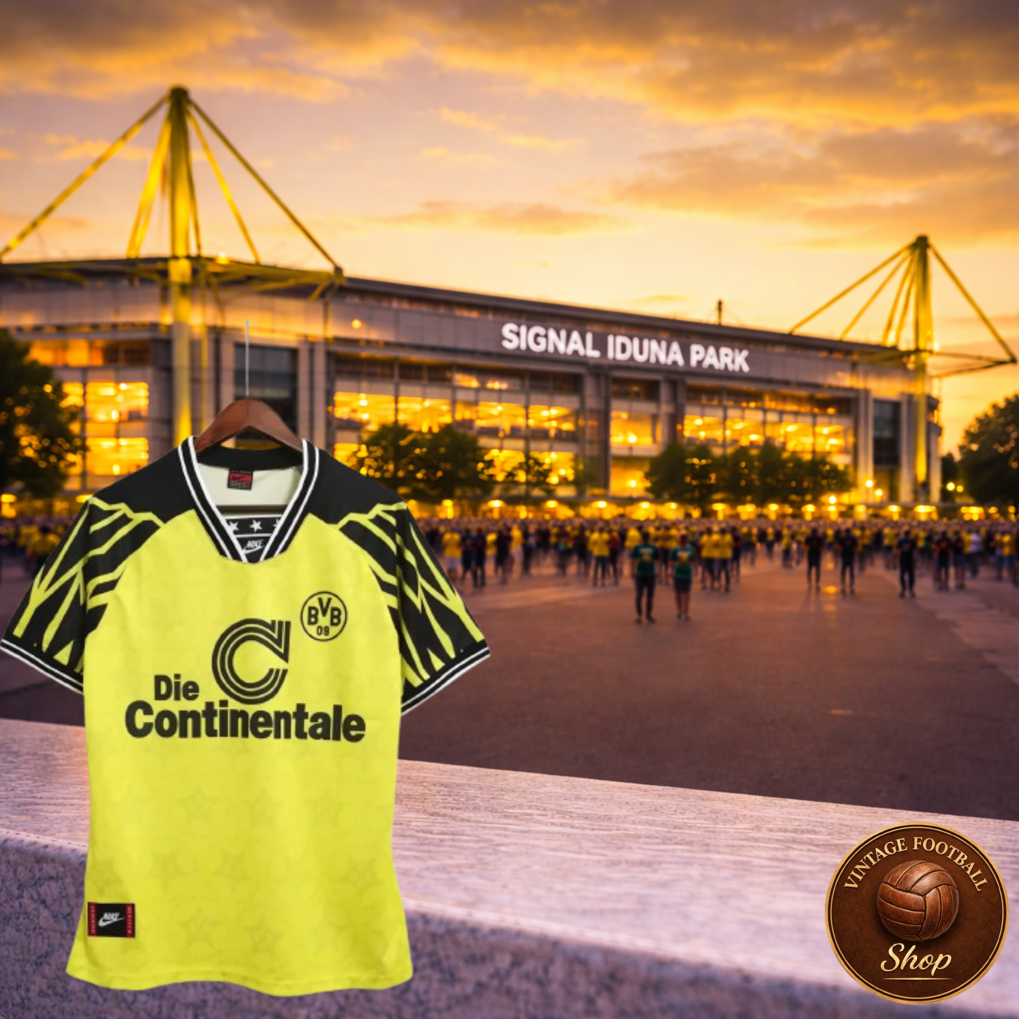 Borussia Dortmund サイン入りユニフォーム Borussia Dortmund 1994-95 | Vintage Home Jersey – Vintage Football