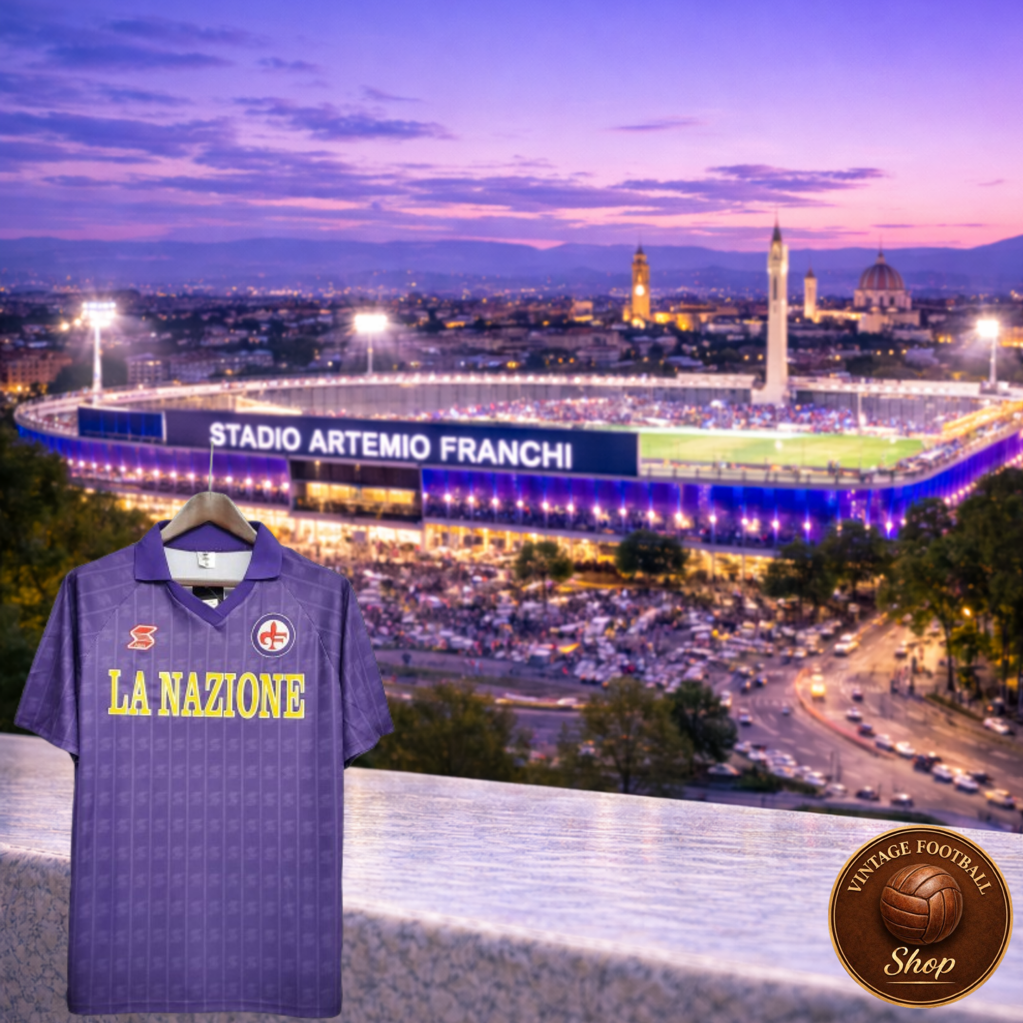 AC Fiorentina 1989-90 Vintage Jersey | Classic Serie A Football 