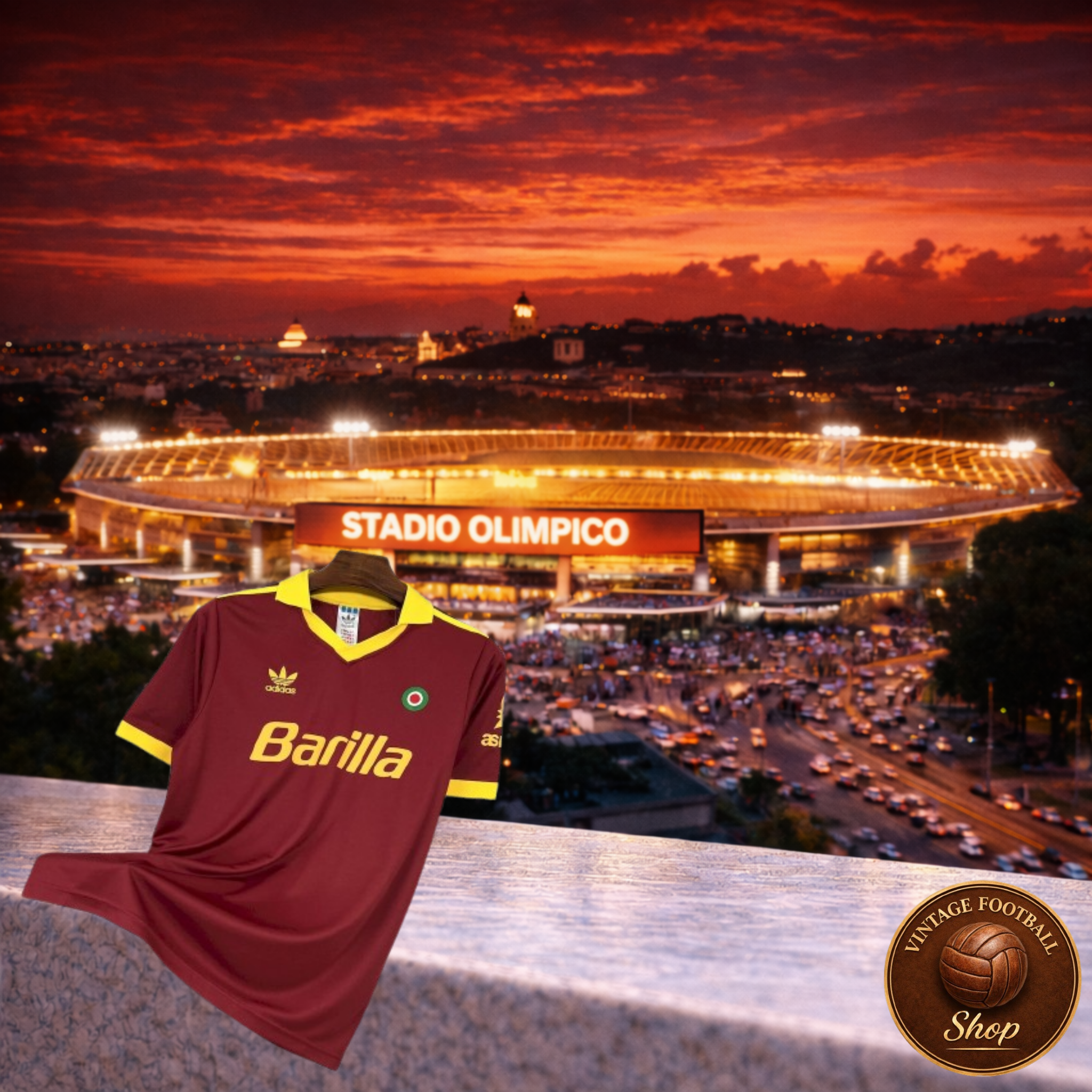 AS Roma 1992-94 Vintage Jersey | Classic Giallorossi Serie A Shirt