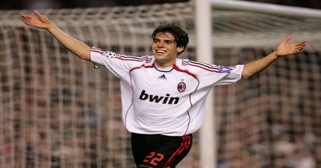 Ricardo Kaká legend — career highlights and most iconic vintage AC Milan and Brazil jerseys, authentic high-quality replicas