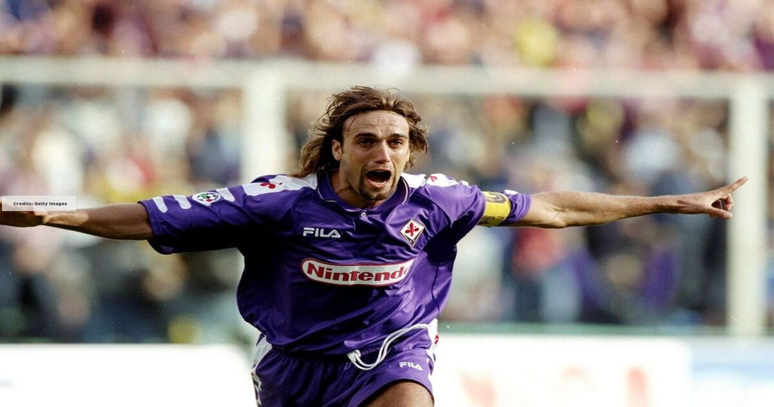 Gabriel Batistuta legend — career highlights and most iconic vintage Fiorentina and Argentina jerseys, authentic replicas