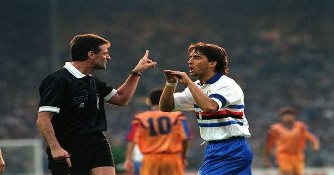 Roberto Mancini legend — career highlights and most iconic vintage football jerseys, authentic high-quality replicas