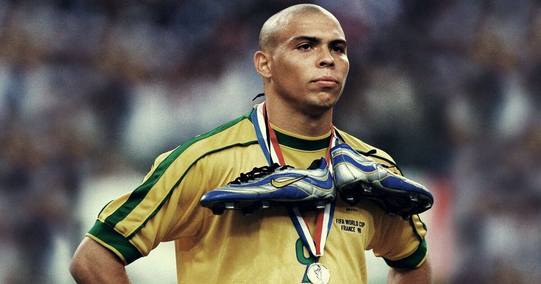 Ronaldo Nazario legend — career highlights and most iconic vintage Brazil and Real Madrid jerseys, authentic replicas