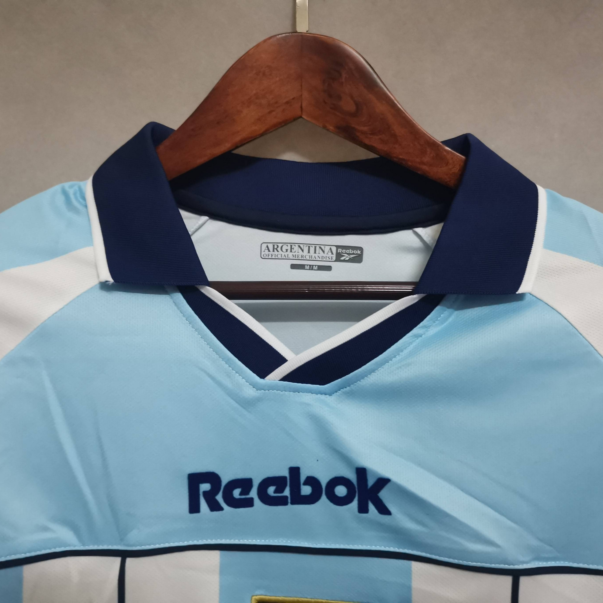 Argentina 2000 | Vintage Home Jersey - Vintage Retro Football Jersey