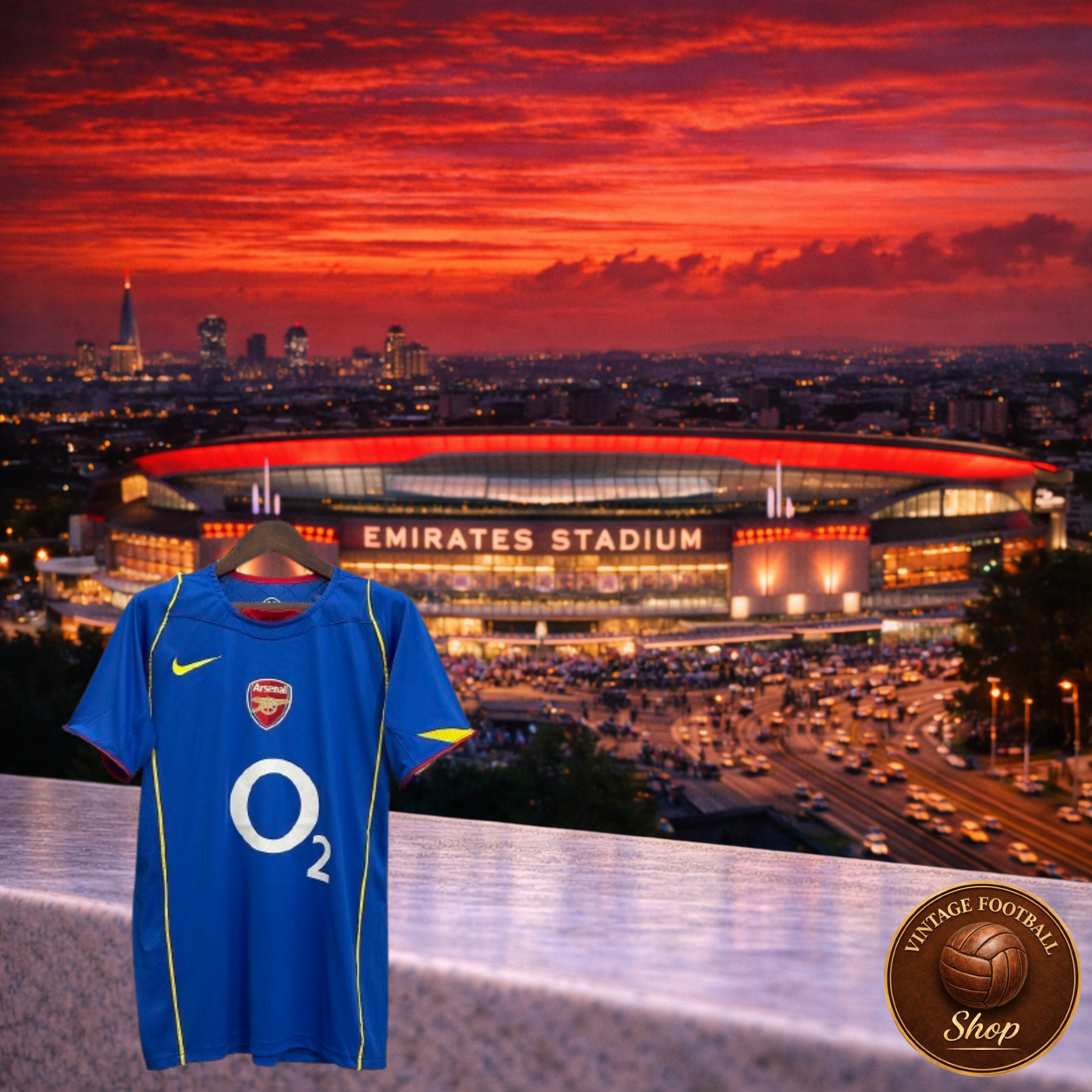 Arsenal 2004-05 | Vintage Away Jersey - Vintage Retro Football Jersey