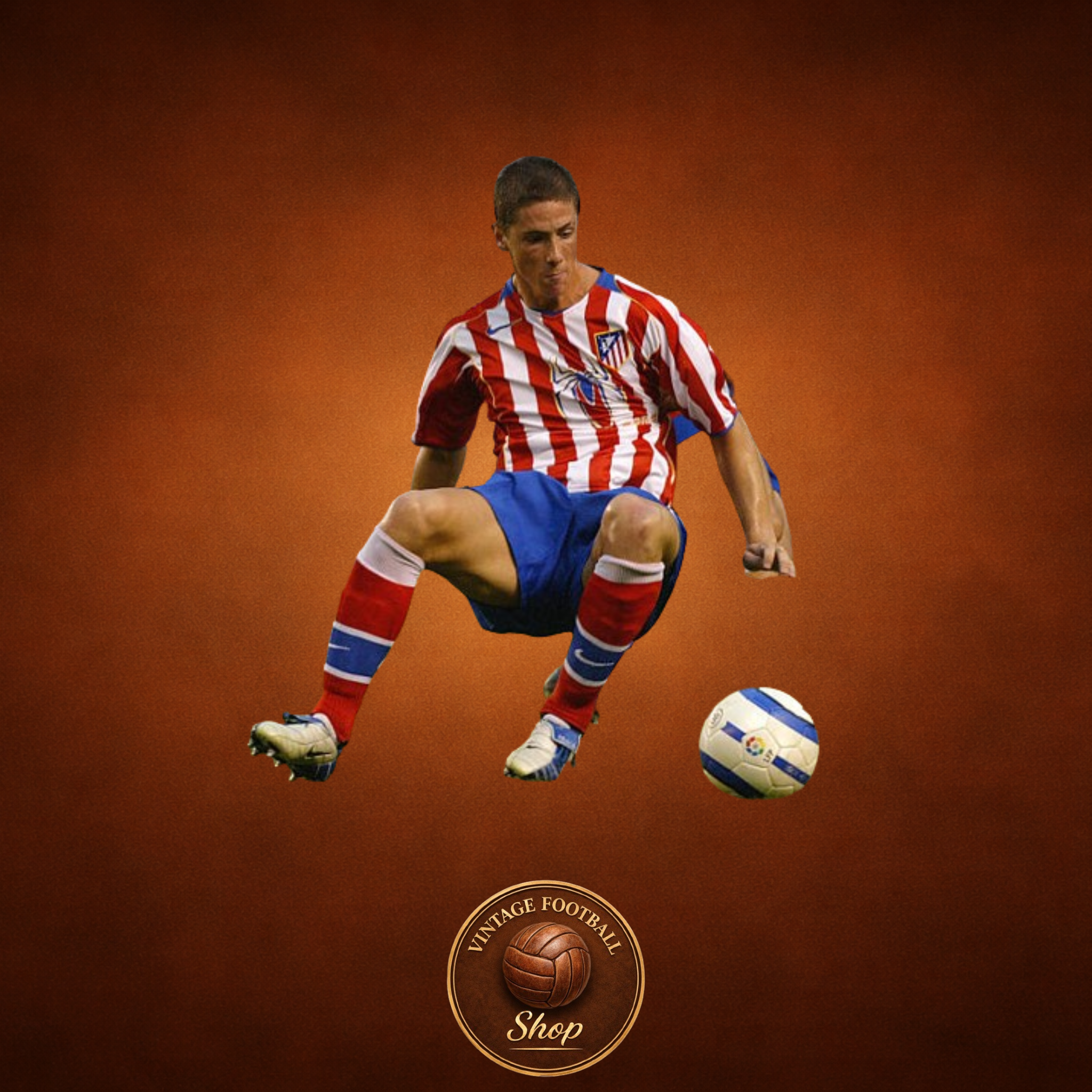 Atletico Madrid 2004-05 | Vintage Home Jersey