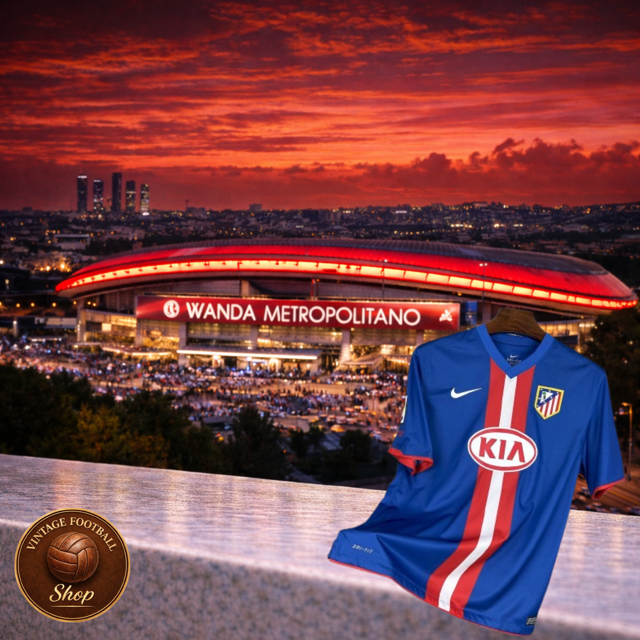 Atletico Madrid 2010-11 | Vintage Away Jersey - Vintage Retro Football Jersey