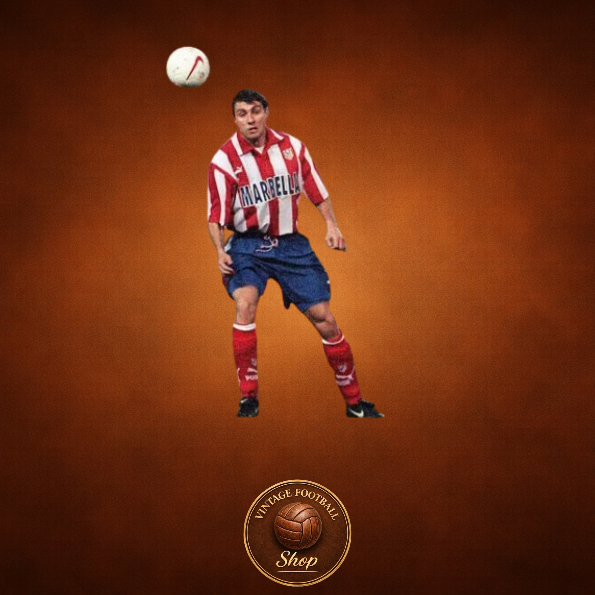 Atletico Madrid 1998-99 | Vintage Home Jersey - Vintage Retro Football Jersey