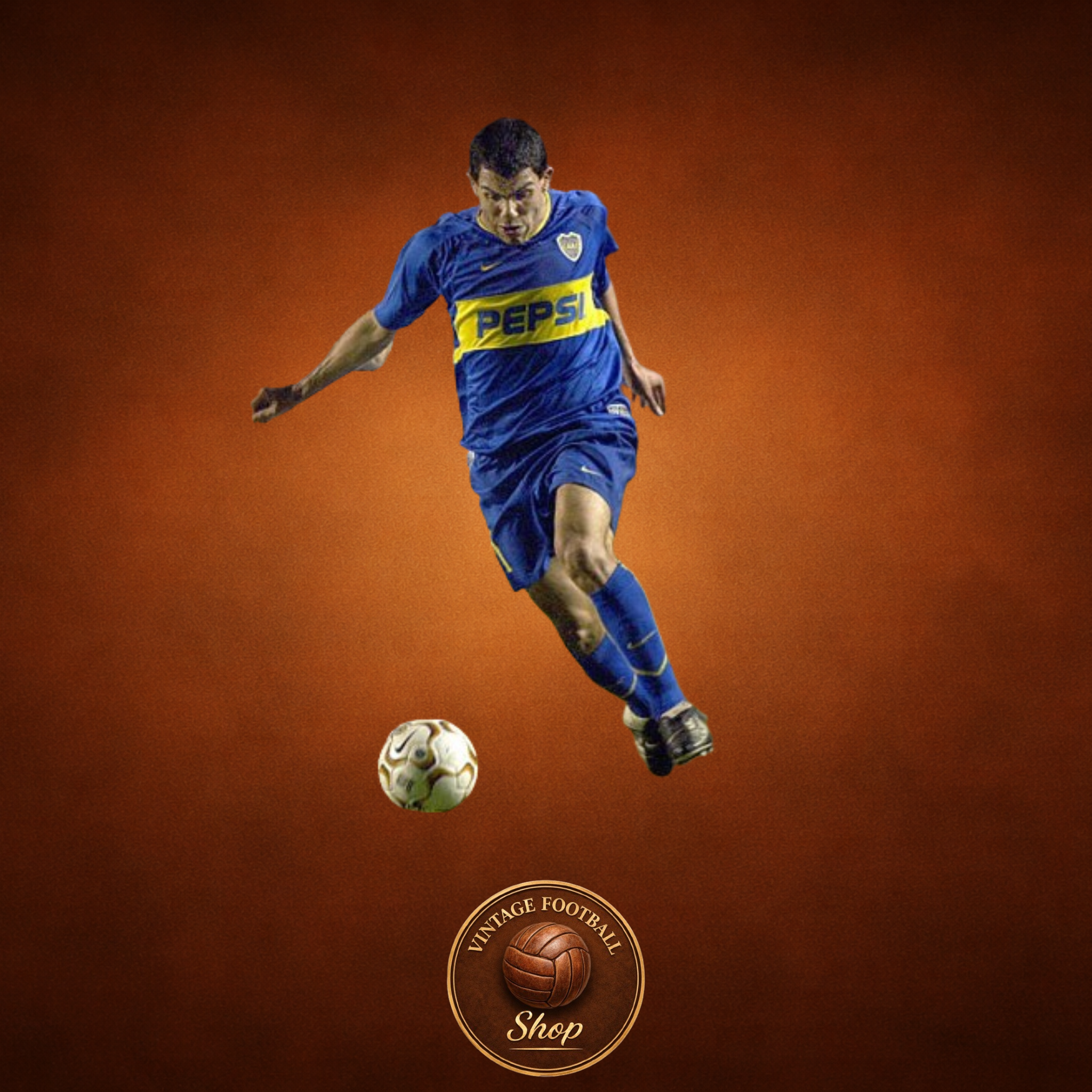 Boca Juniors 2003/2004 | Vintage Home Jersey - Vintage Retro Football Jersey
