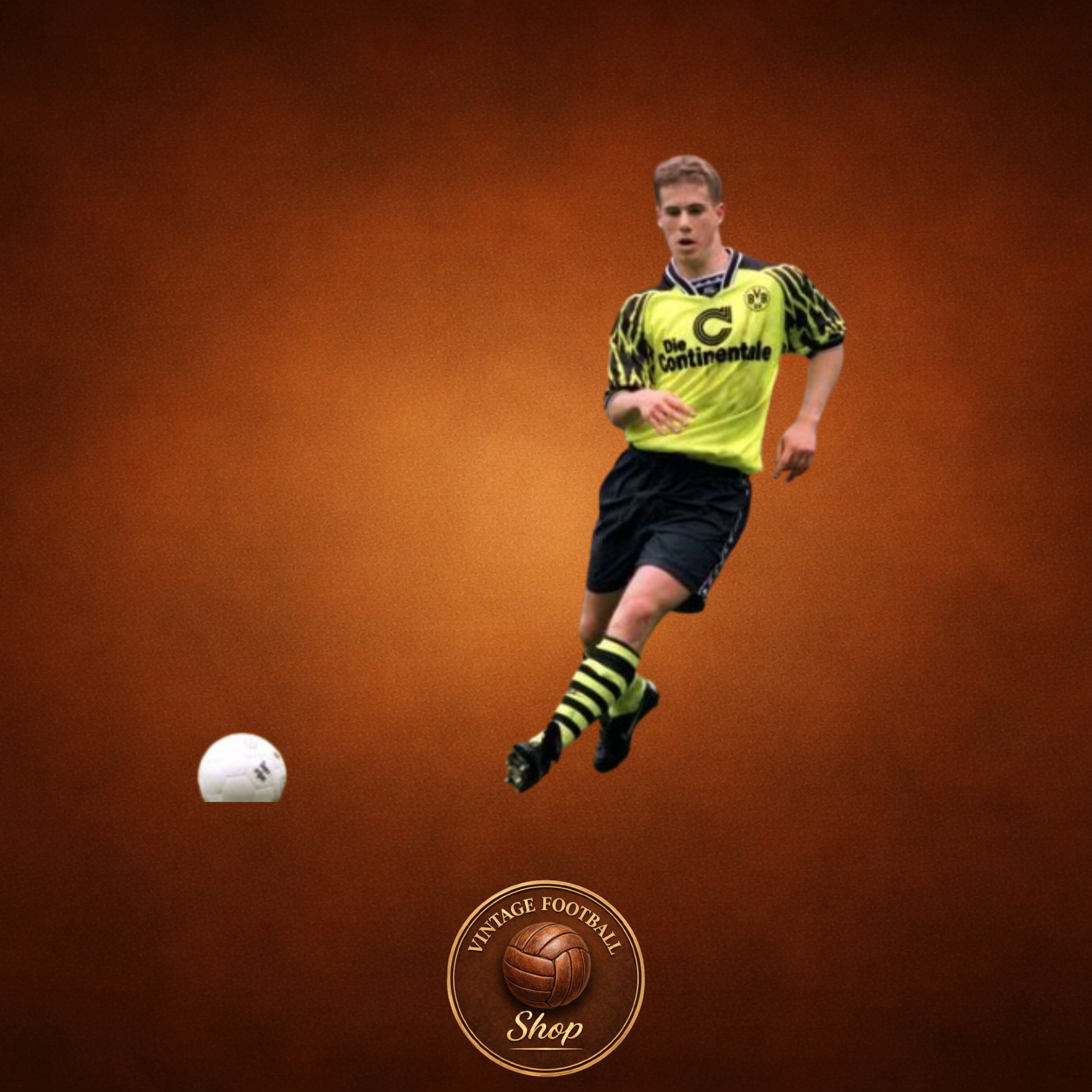 Borussia Dortmund 1994-95 | Vintage Home Jersey - Vintage Retro Football Jersey