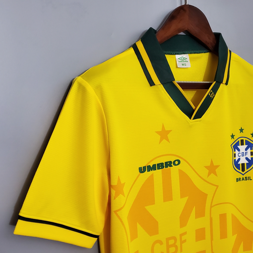 Brazil 1994 | Vintage Home Jersey - Vintage Retro Football Jersey