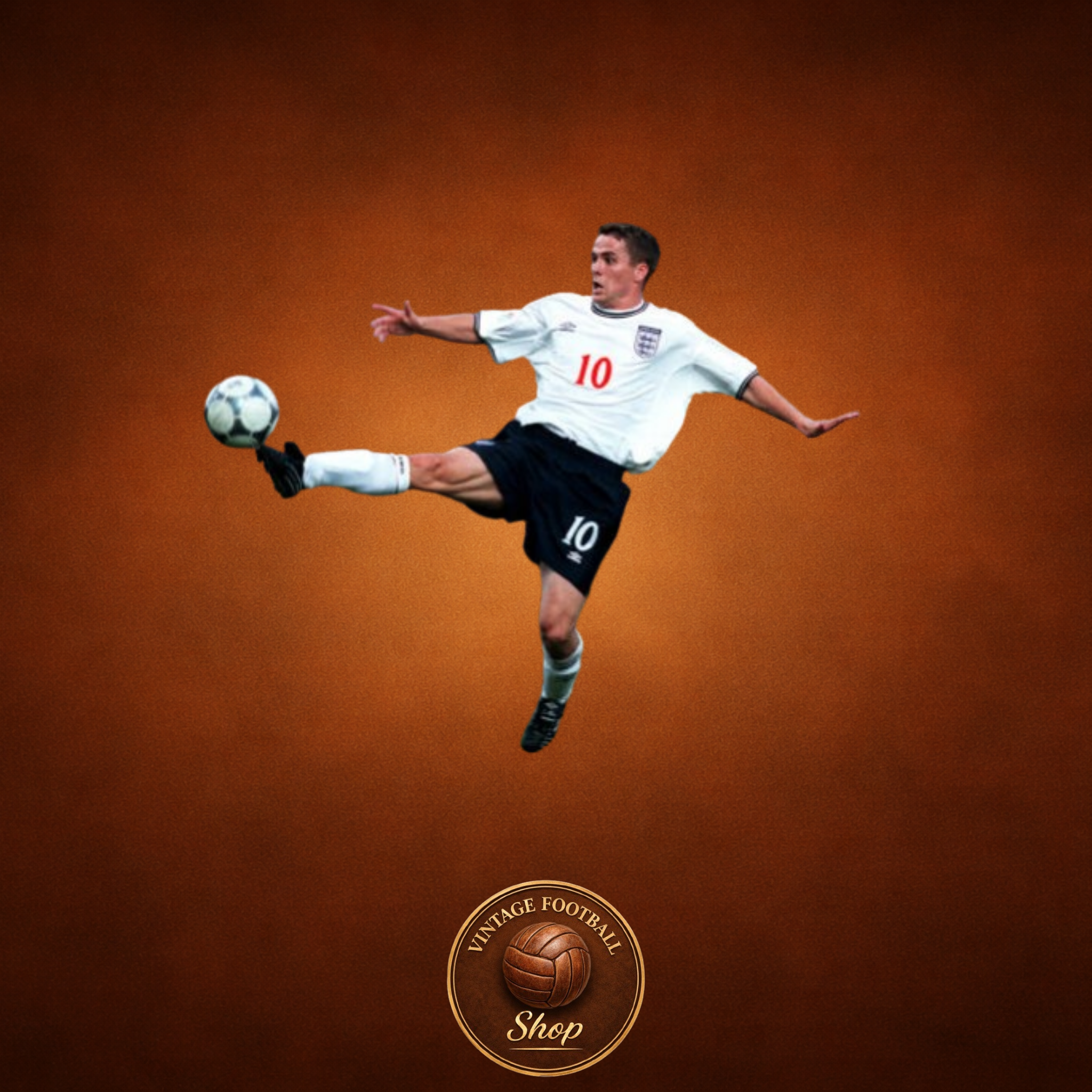 England 2000 | Vintage Home Jersey - Vintage Retro Football Jersey