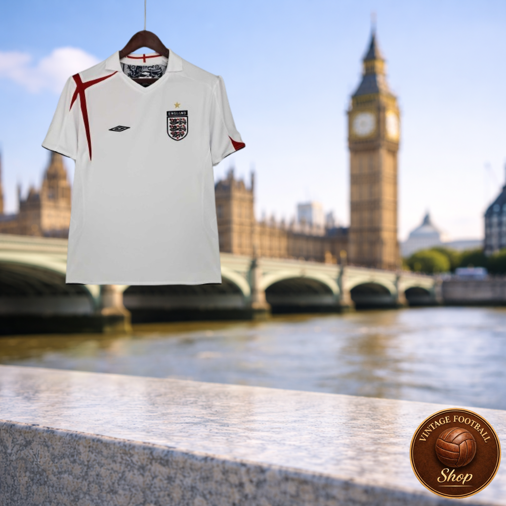 England 2006 | Vintage Home Jersey - Vintage Retro Football Jersey