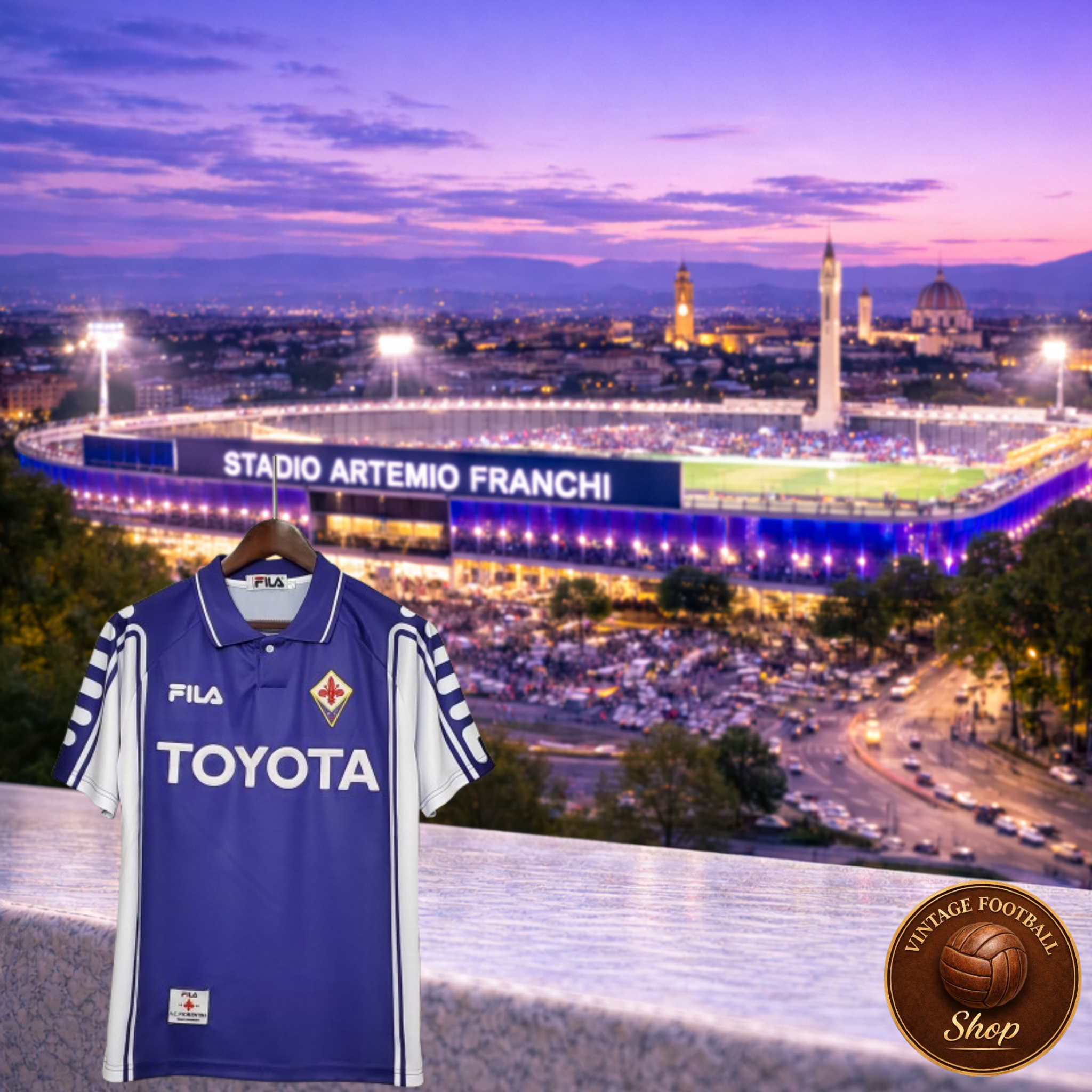 AC Fiorentina 1999-2000 | Vintage Home Jersey - Vintage Retro Football Jersey