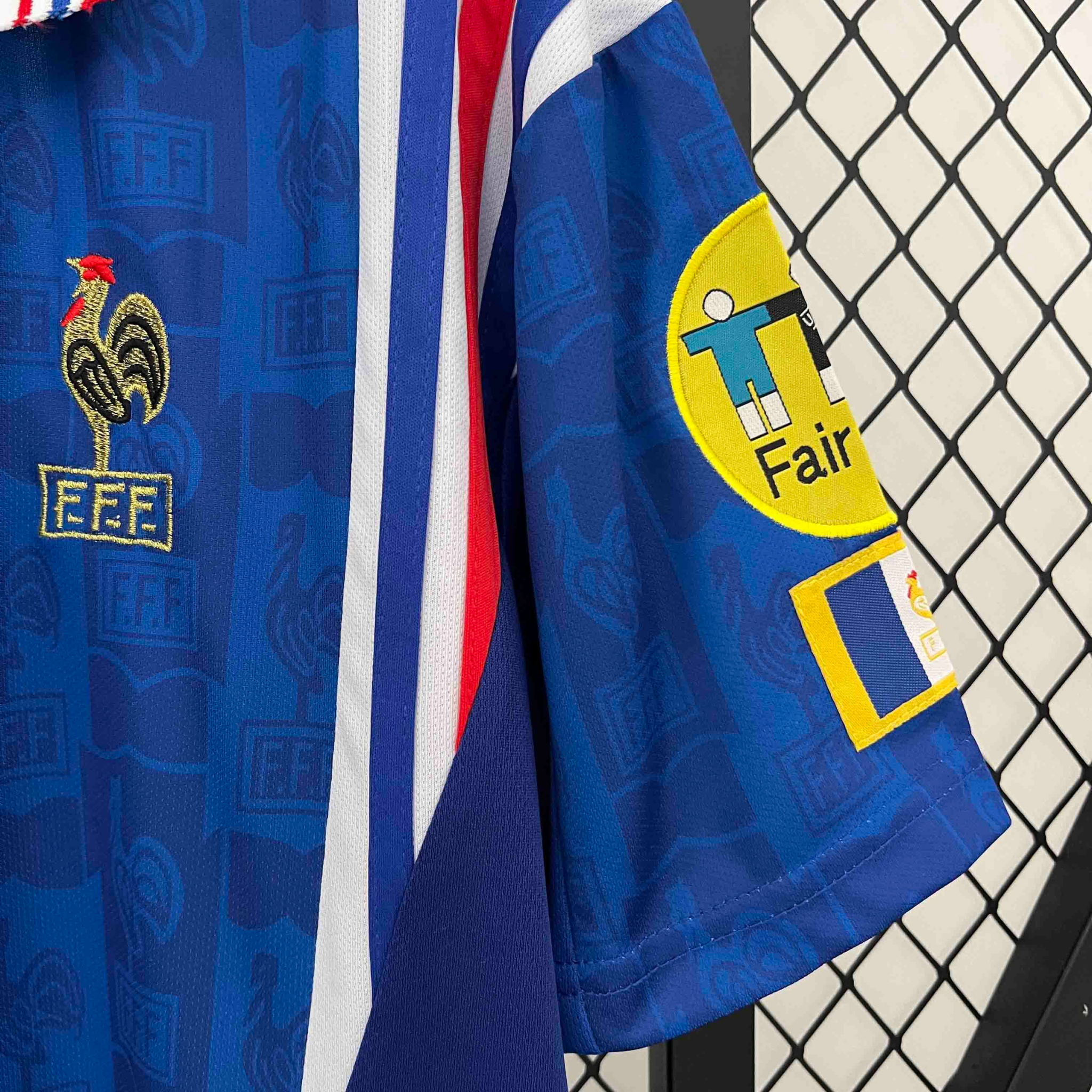France 1996 | Vintage Home Jersey - Vintage Retro Football Jersey