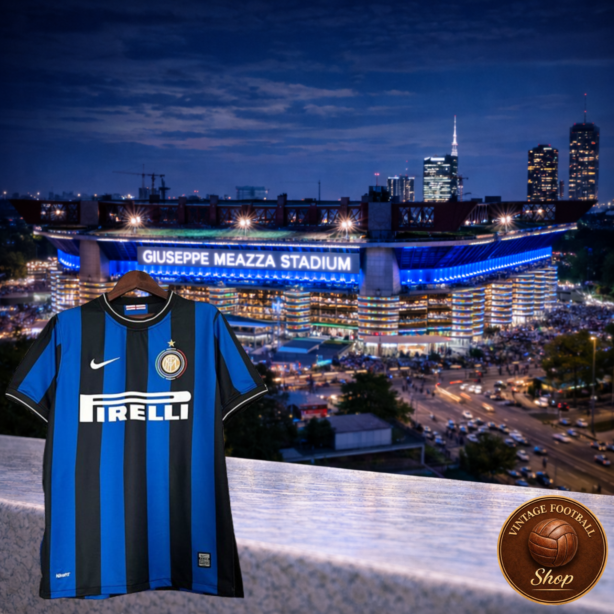 Inter Milan 2009-10 | Vintage Home Jersey - Vintage Retro Football Jersey