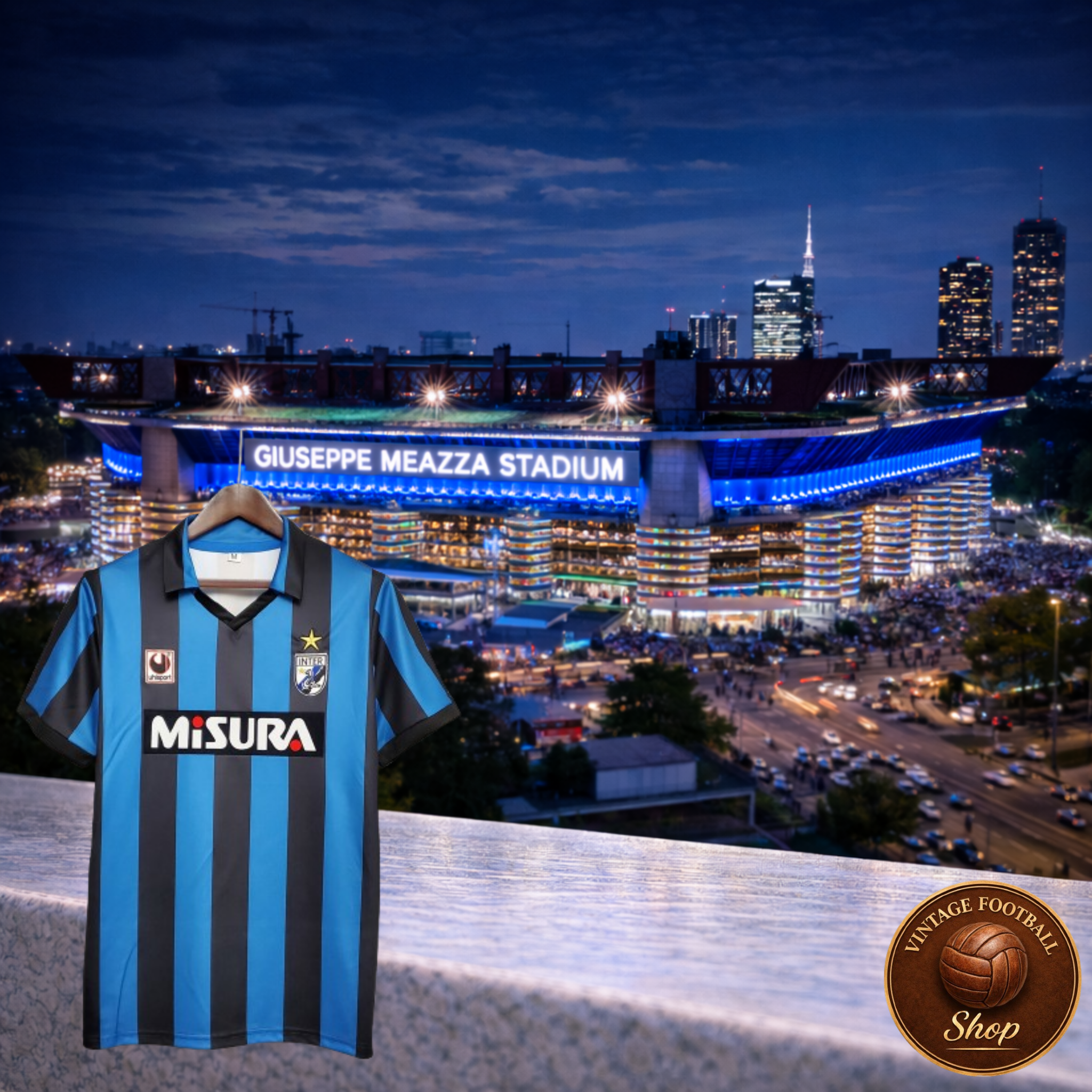Inter Milan 1988-90 | Vintage Home Jersey - Vintage Retro Football Jersey