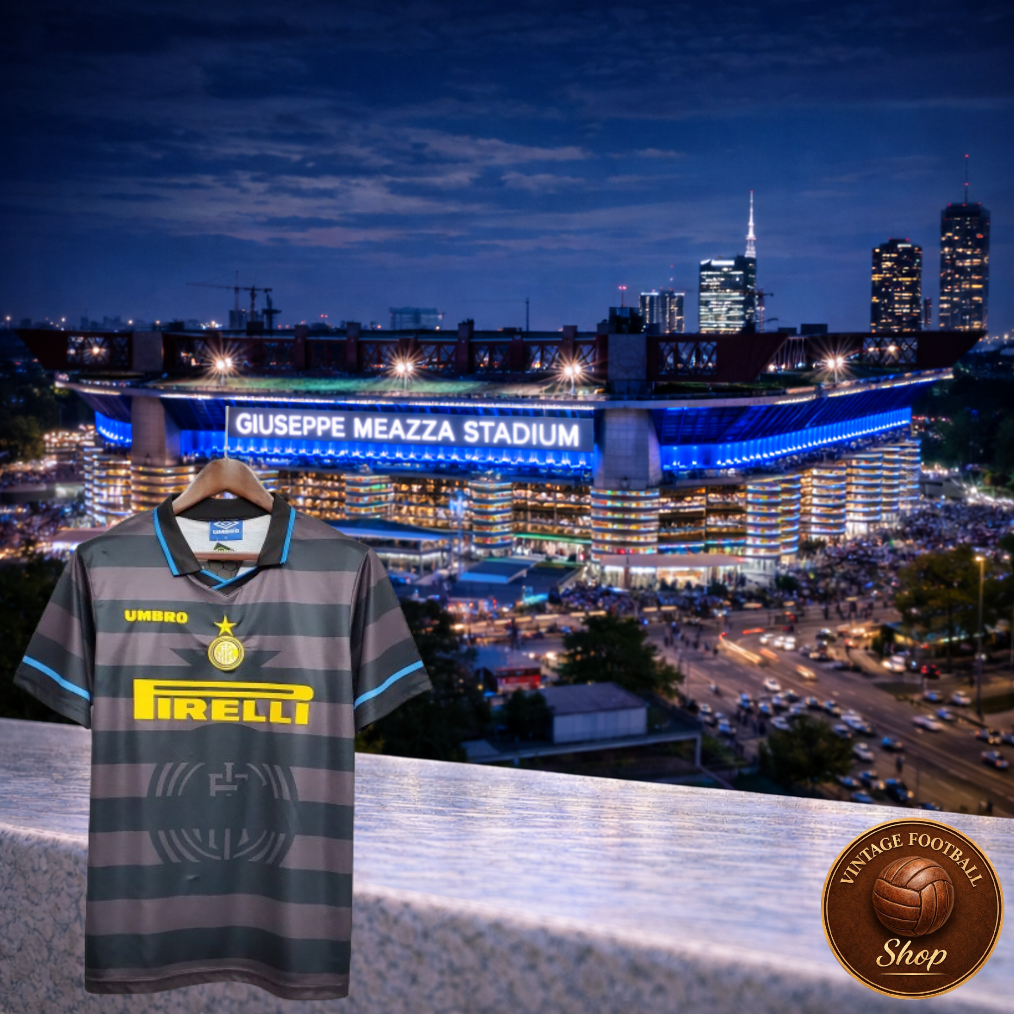 Inter Milan 1997-98 | Vintage Third Jersey - Vintage Retro Football Jersey