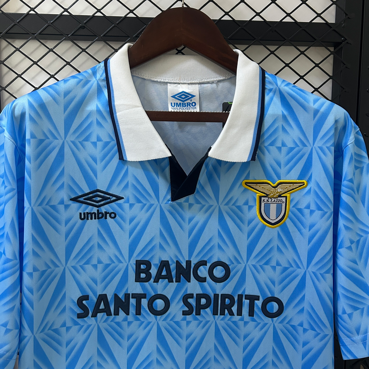 SS Lazio 1991-92 Vintage Jersey | Rare 90s Biancocelesti Serie A SS Lazio 1991-92 Vintage Jersey | Rare 90s Biancocelesti Serie A