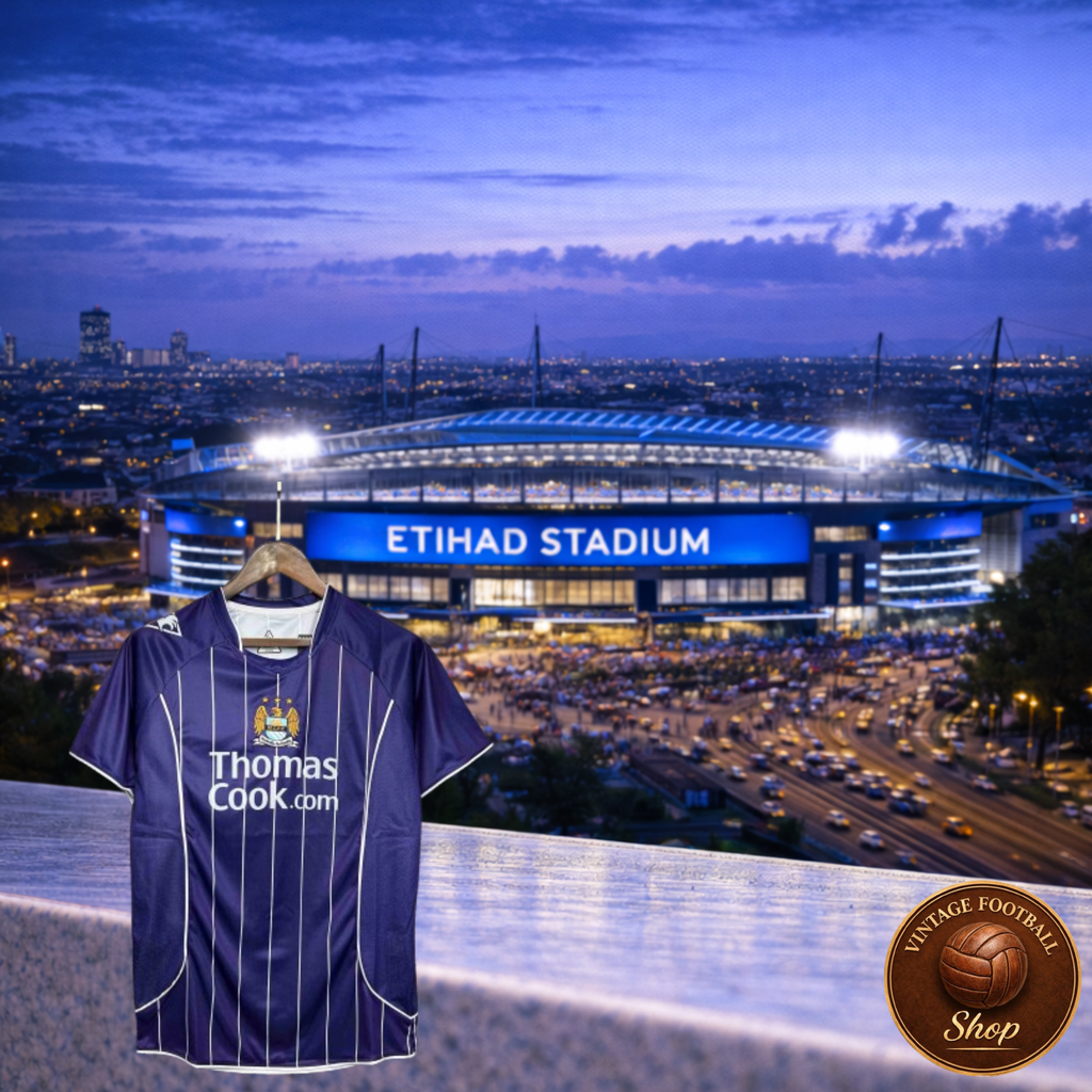 Manchester City 2007-08 | Vintage Away Jersey