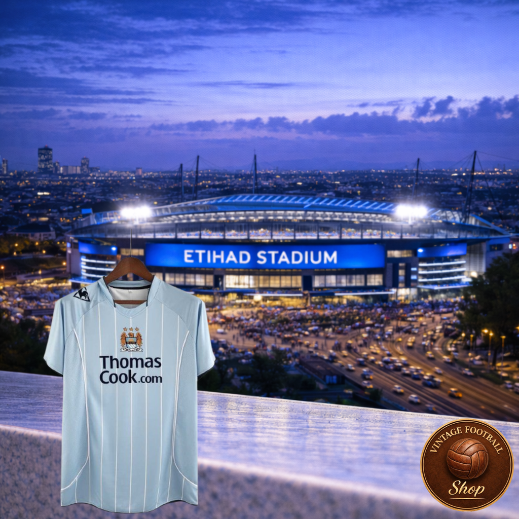 Manchester City 2008-09 | Vintage Home Jersey