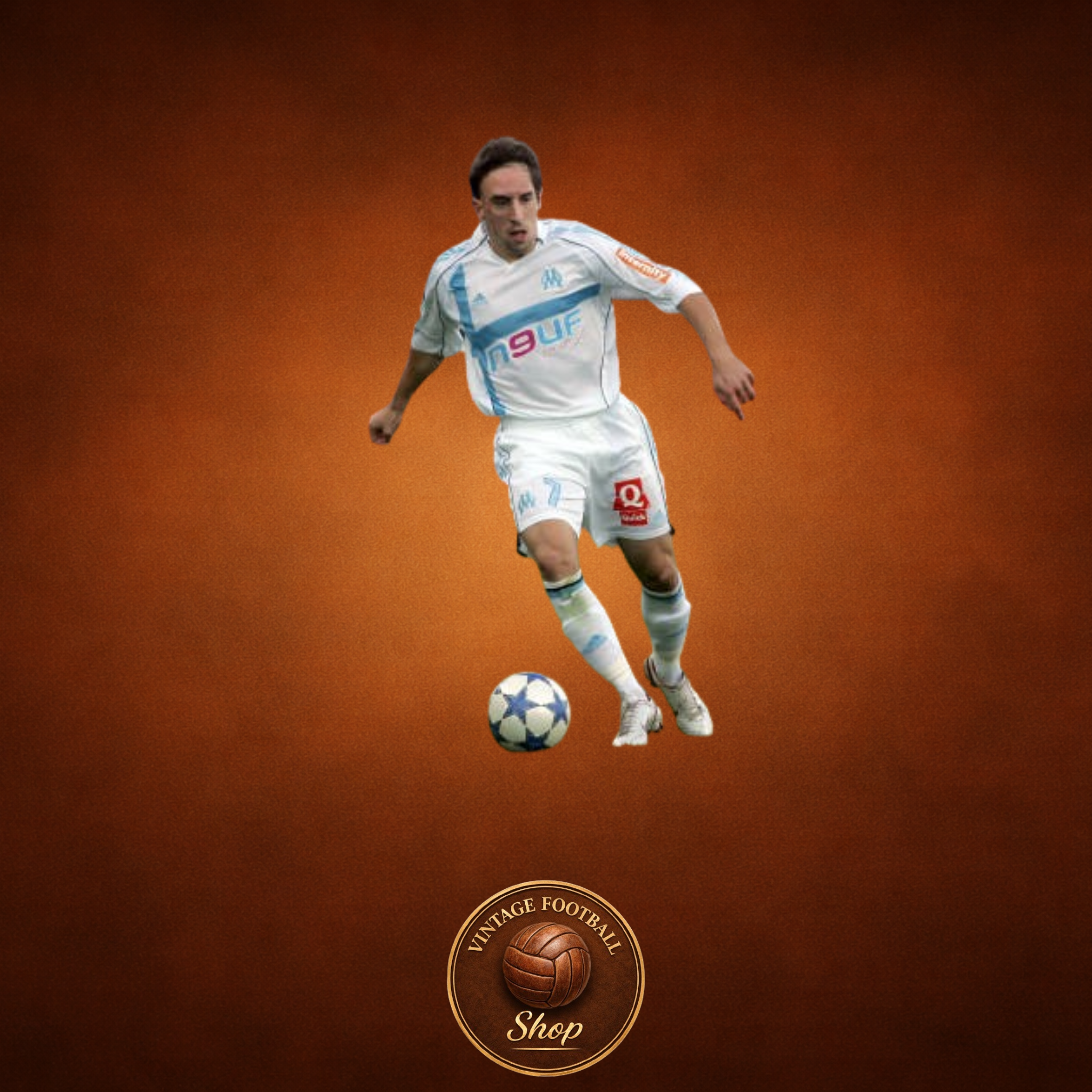 Marseille 2005-06 | Vintage Home Jersey - Vintage Retro Football Jersey