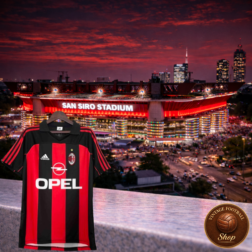 AC Milan 2001-02 | Vintage Home Jersey