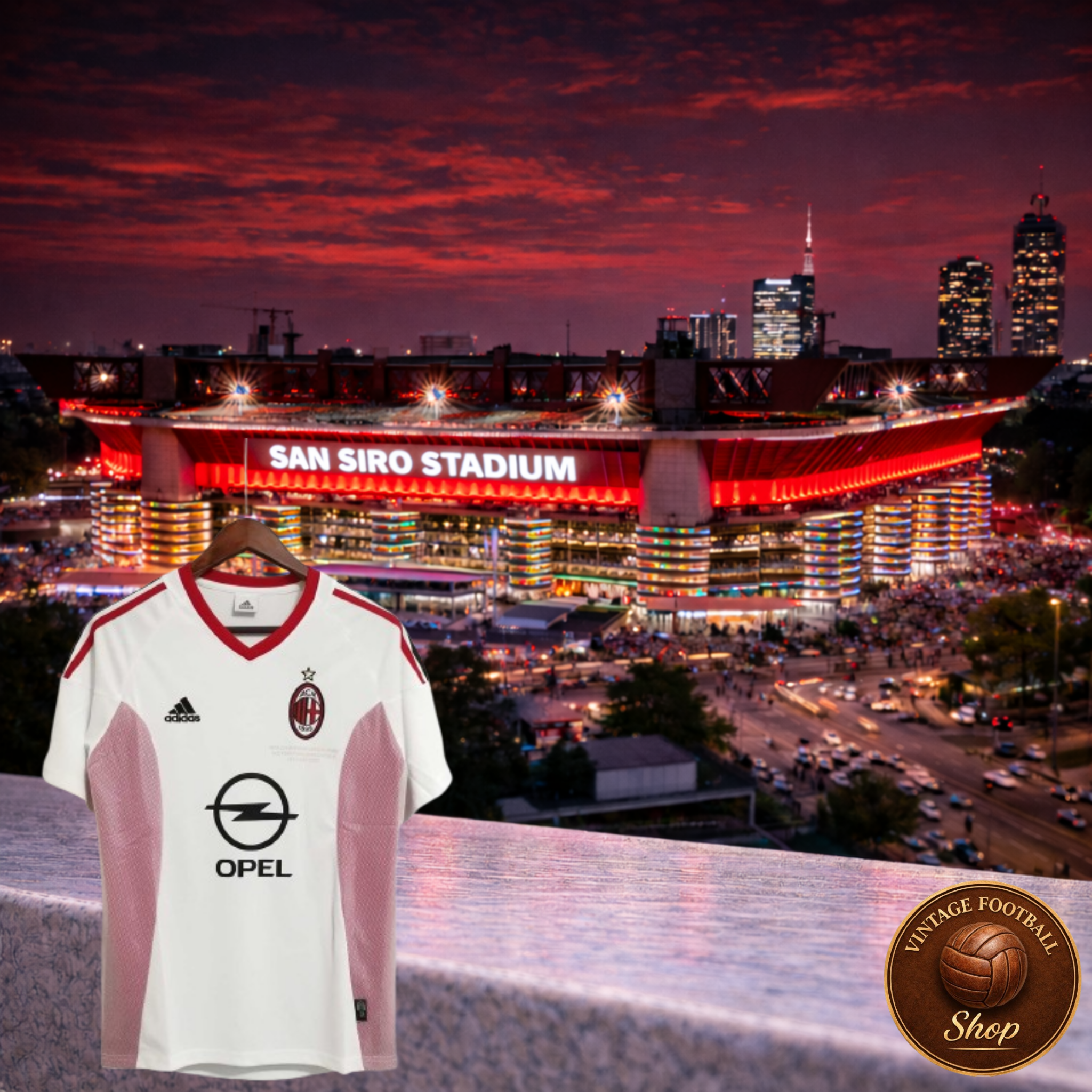 AC Milan 2002-03 | Vintage Away Jersey - Vintage Retro Football Jersey
