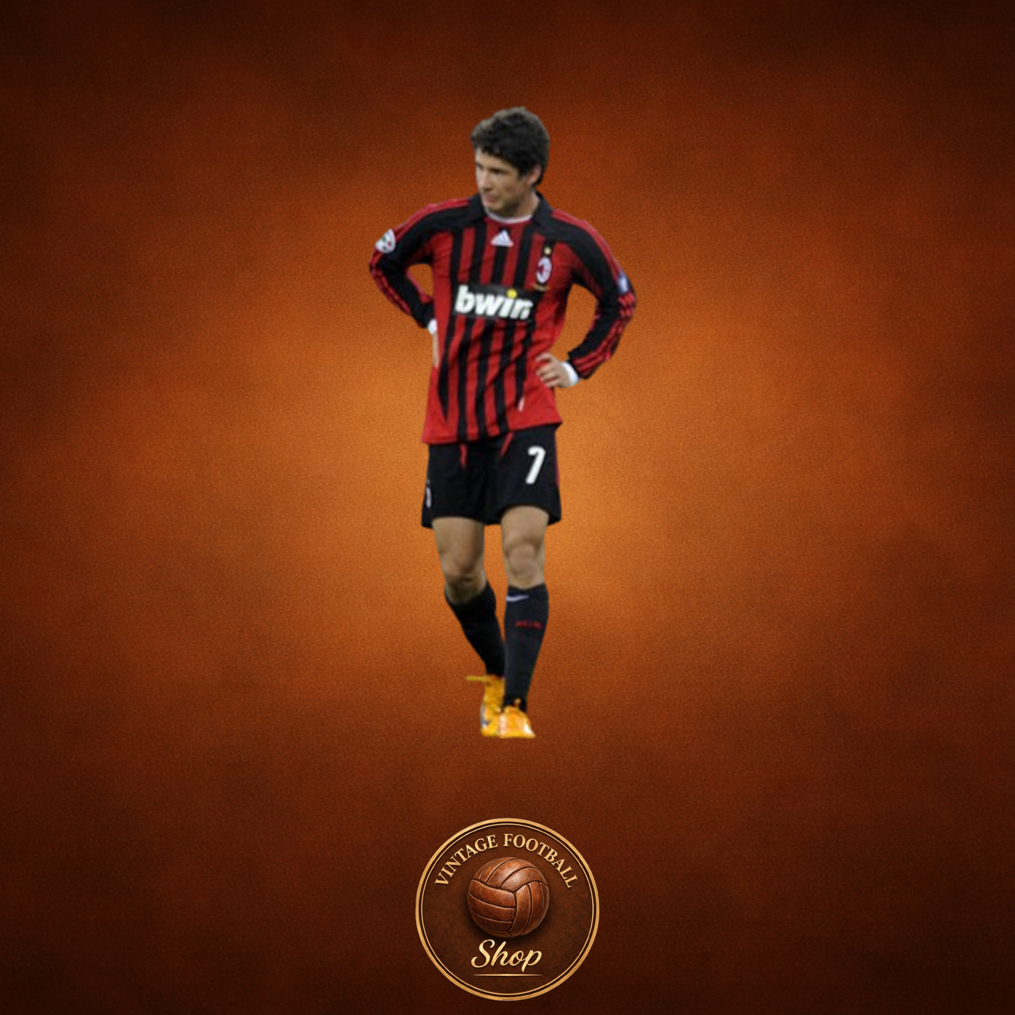 AC Milan 2007-08 | Vintage Home Jersey - Vintage Retro Football Jersey