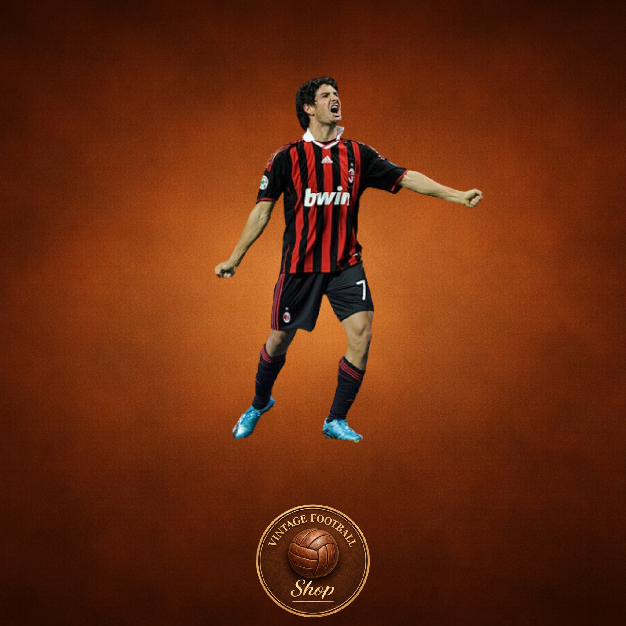 AC Milan 2008-09 | Vintage Home Jersey - Vintage Retro Football Jersey