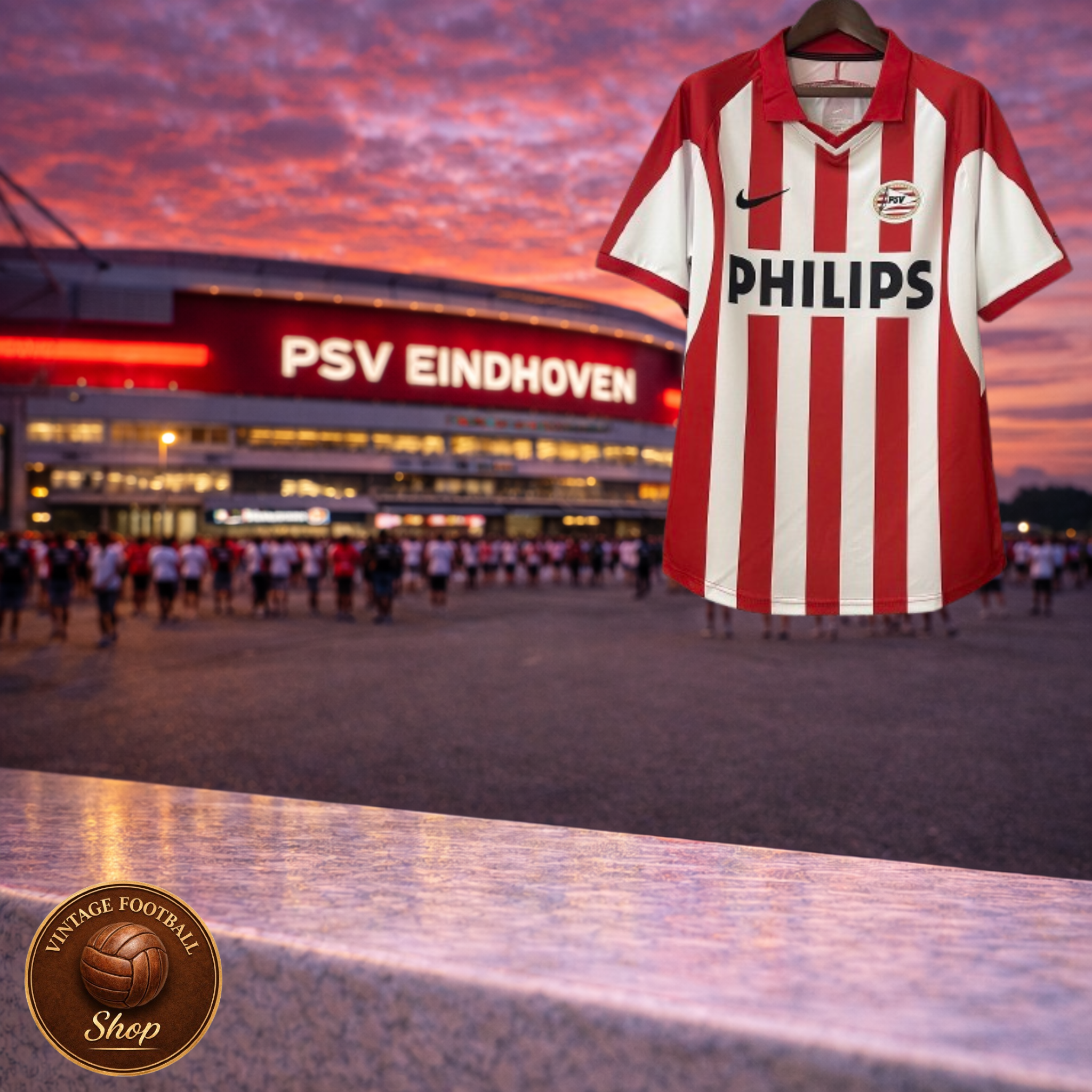 PSV Eindhoven 2000/2001 | Vintage Home Jersey - Vintage Retro Football Jersey