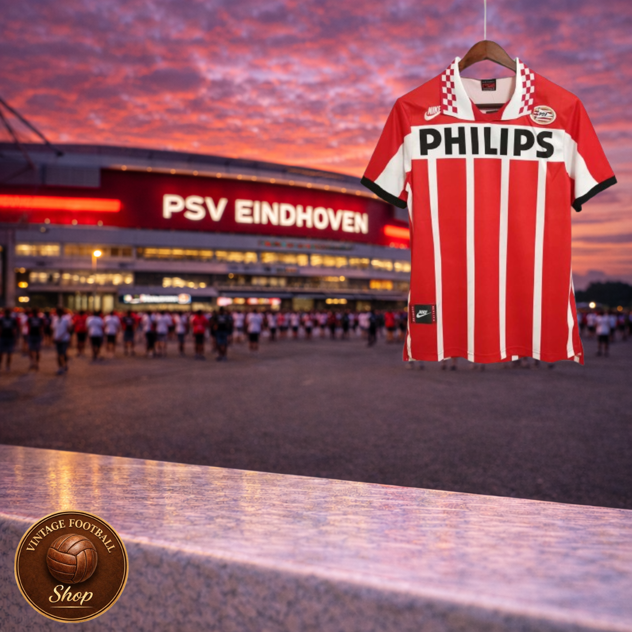 PSV Eindhoven 1994/1996 | Vintage Home Jersey - Vintage Retro Football Jersey