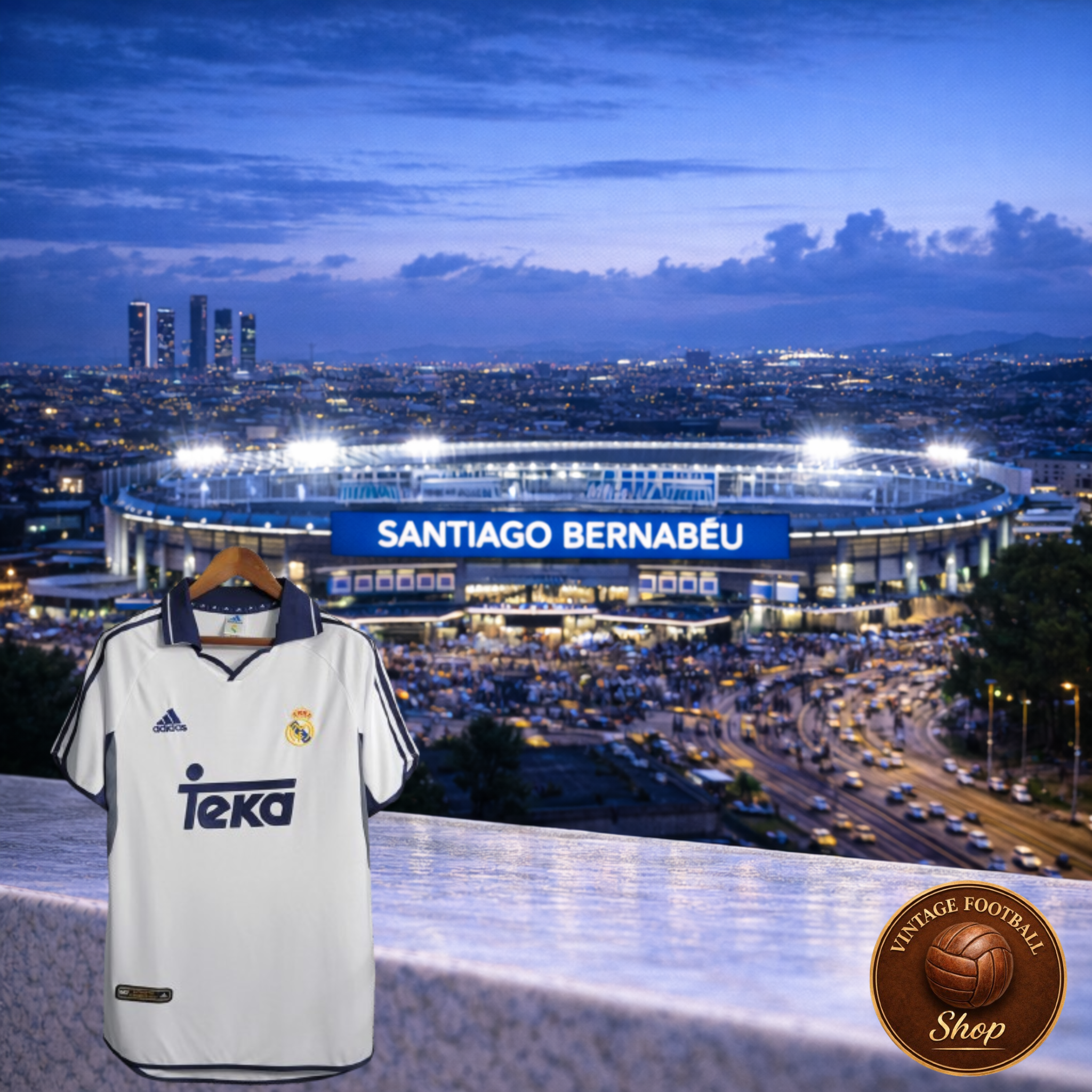 Real Madrid 2000-01 | Vintage Home Jersey