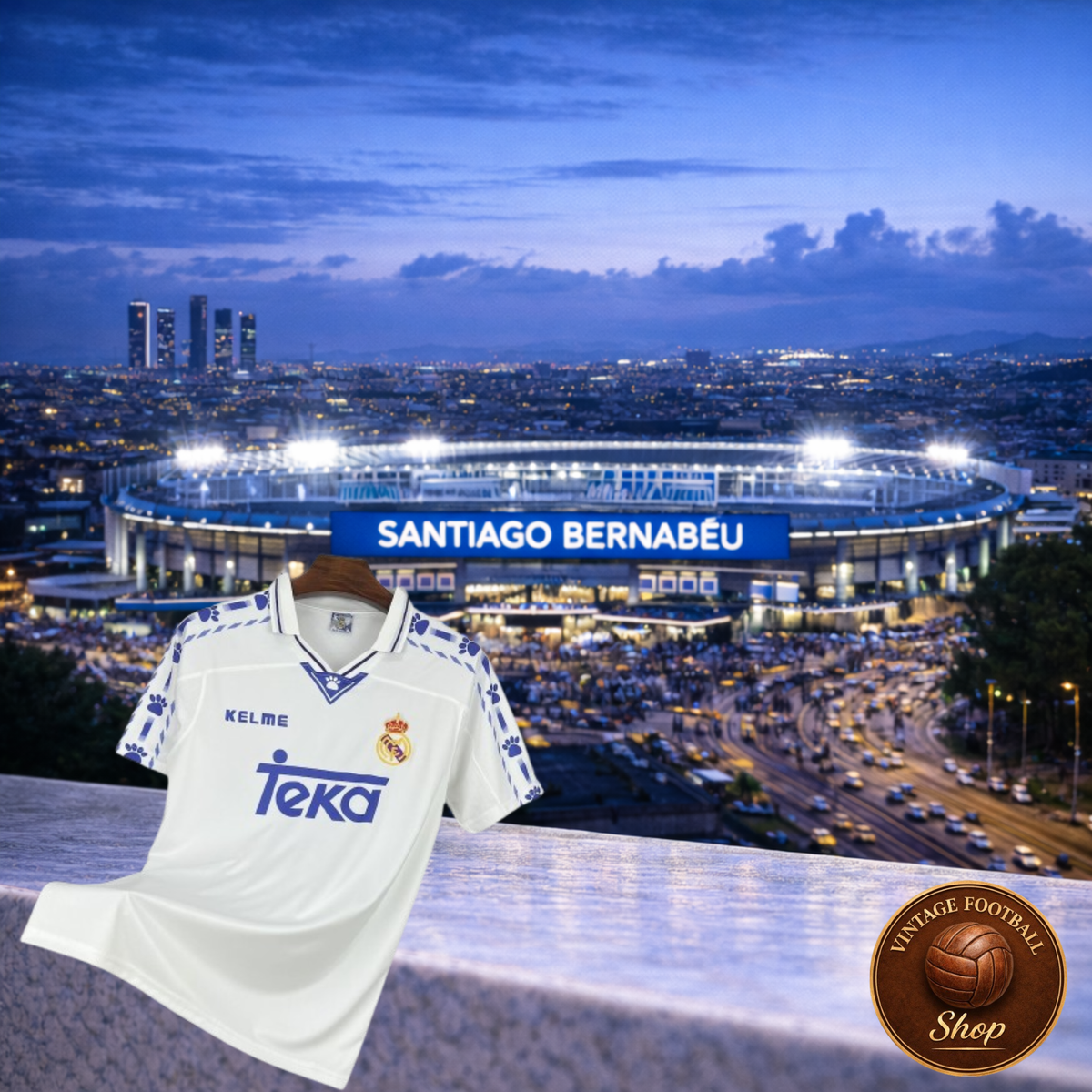Real Madrid 1996-97 Vintage Jersey | Champions League Los Blancos