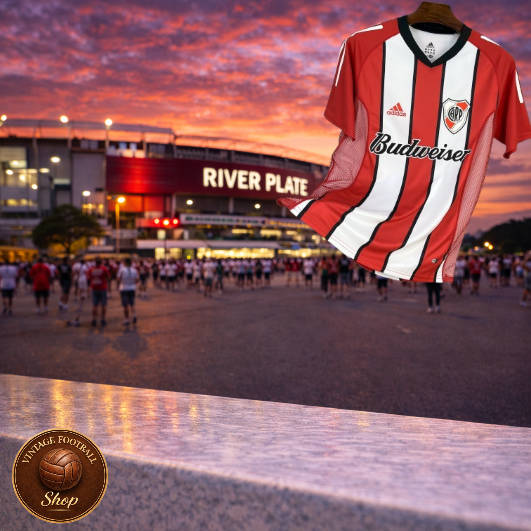 River Plate 2003/2004 | Vintage Home Jersey - Vintage Retro Football Jersey