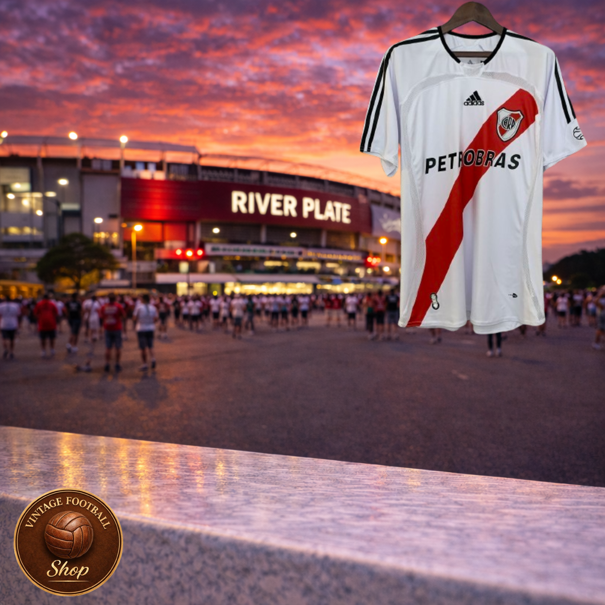 River Plate 2006/2007 | Vintage Home Jersey - Vintage Retro Football Jersey