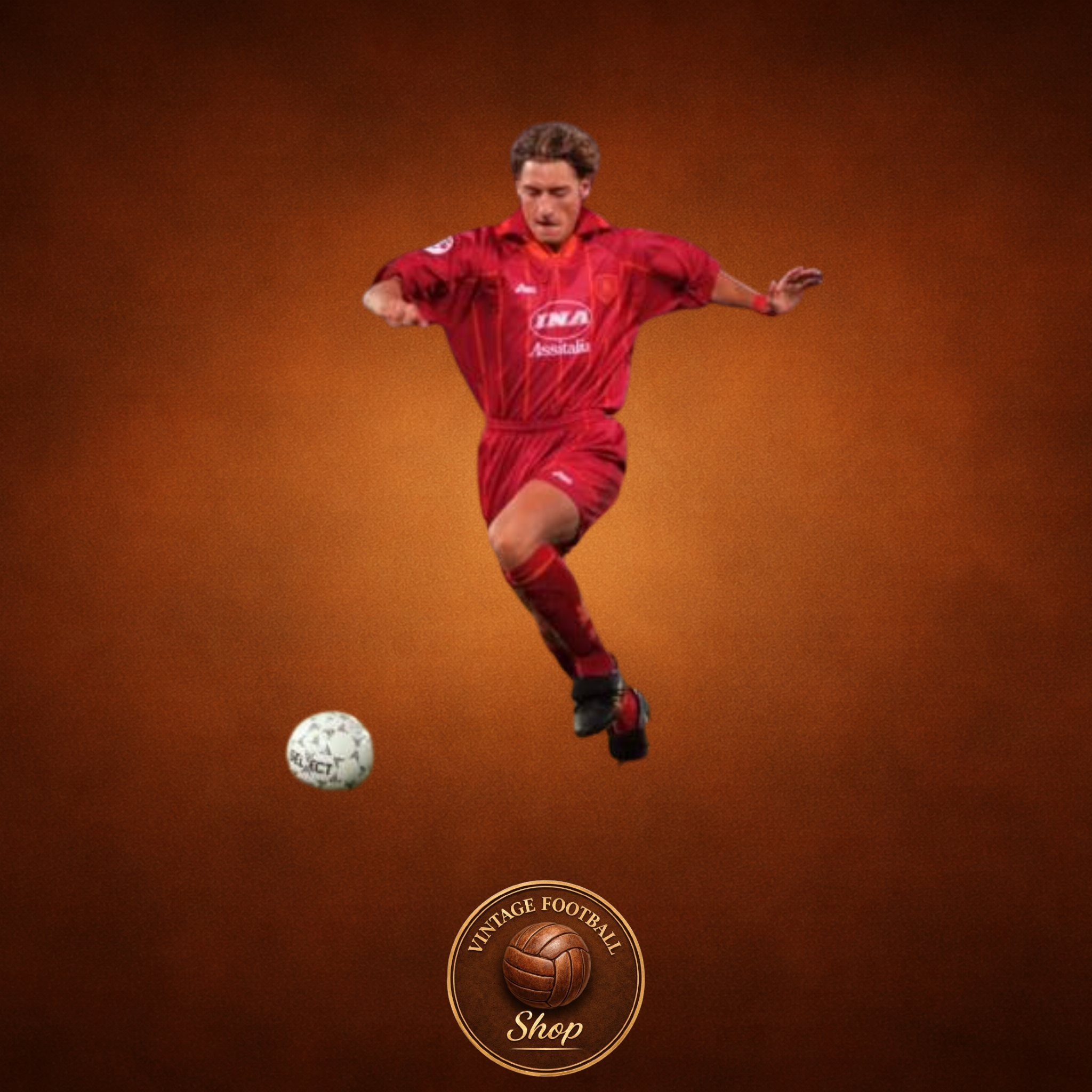 AS Roma 1995-96 | Vintage Home Jersey - Vintage Retro Football Jersey