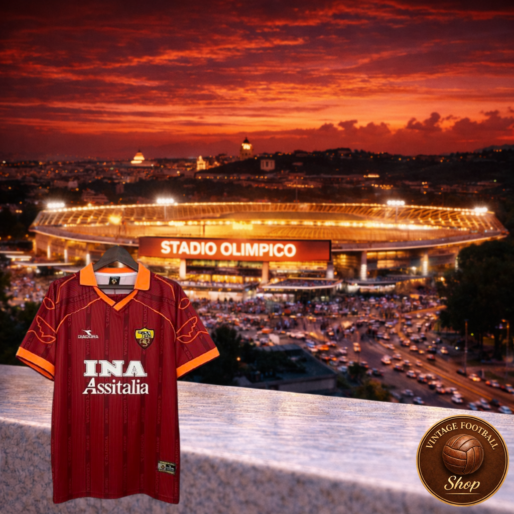 AS Roma 1999-2000 | Vintage Home Jersey - Vintage Retro Football Jersey