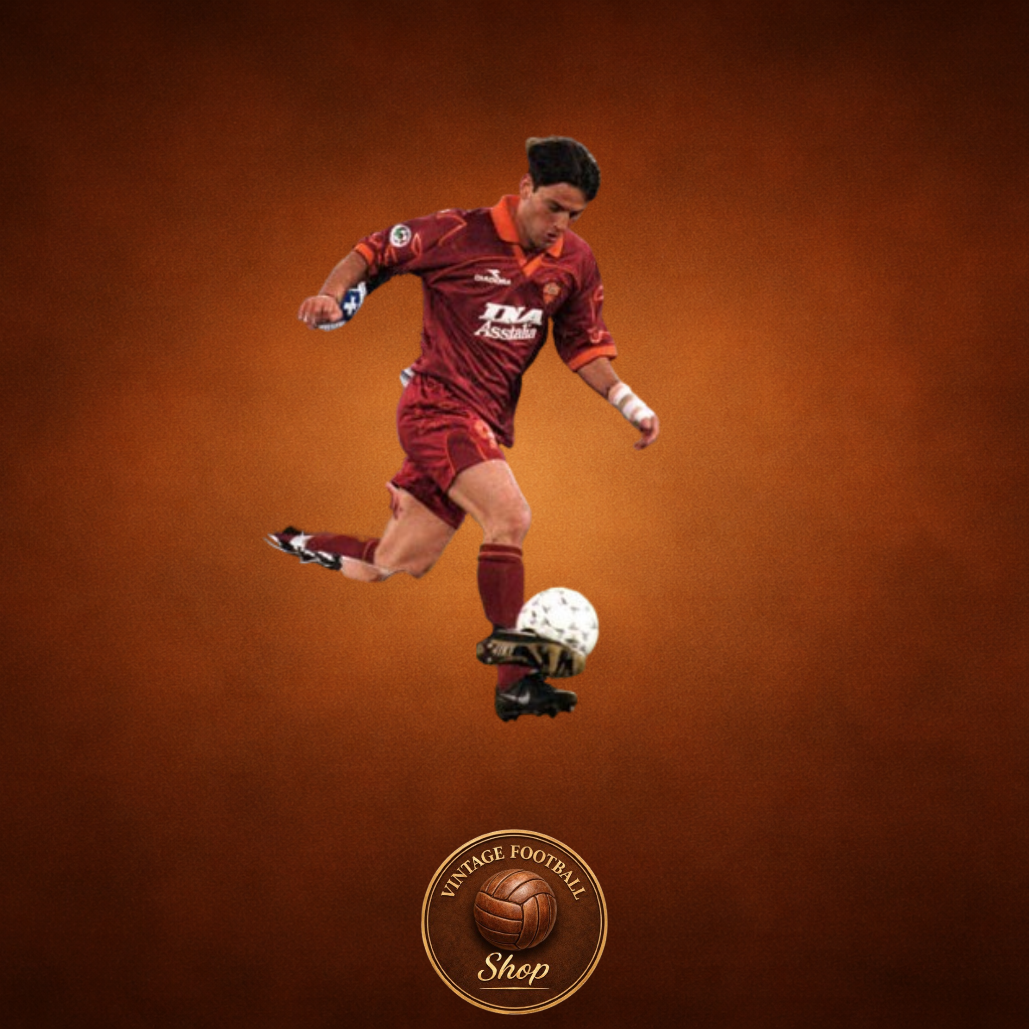 AS Roma 1999-2000 | Vintage Home Jersey - Vintage Retro Football Jersey