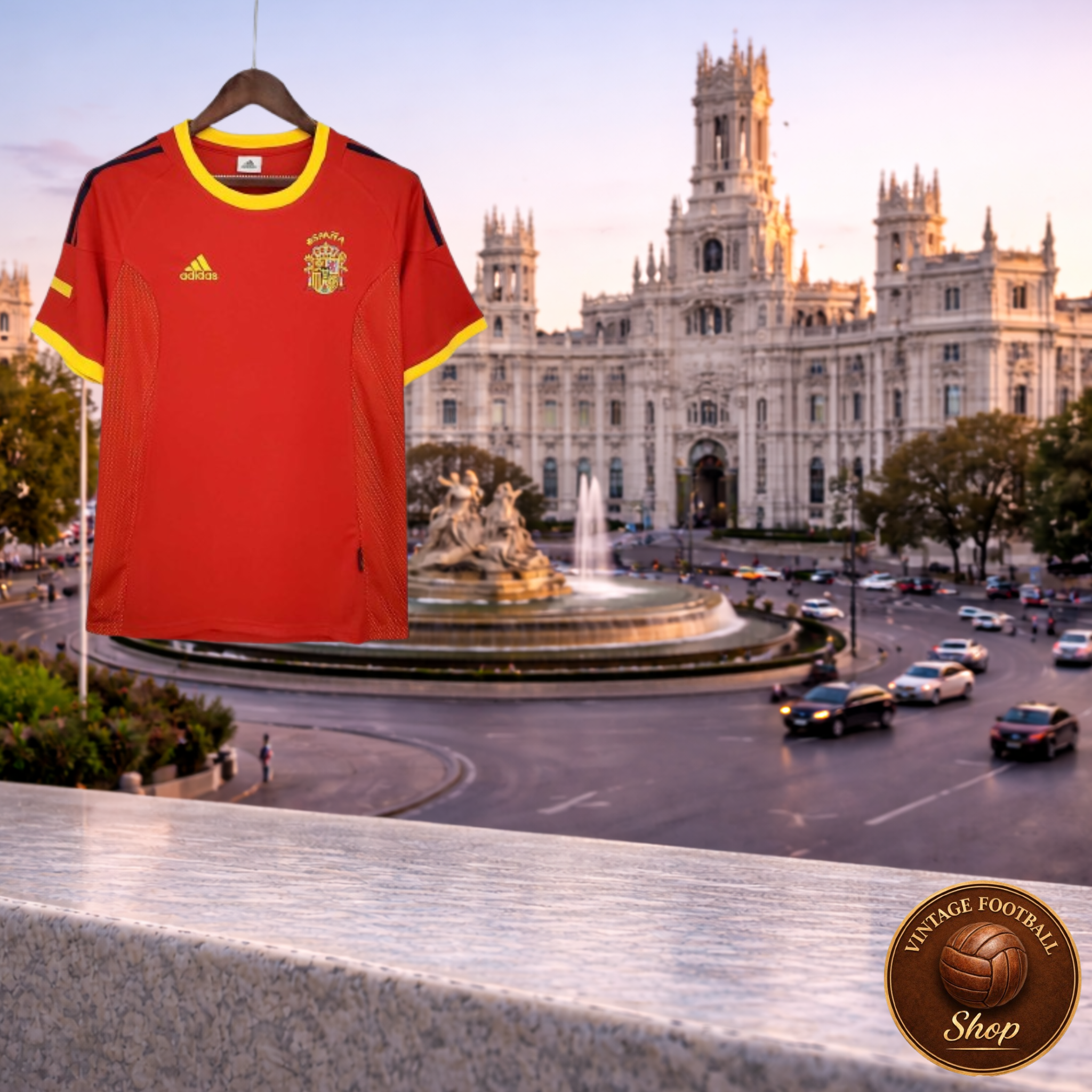 Spain 2002 | Vintage Home Jersey - Vintage Retro Football Jersey