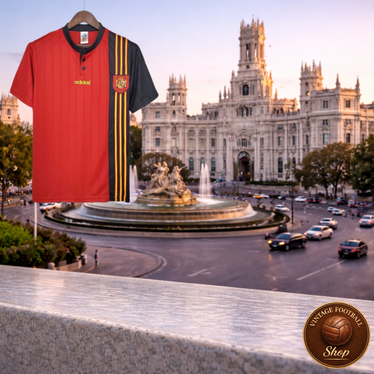 Spain 1996 | Vintage Home Jersey | Vintage Football Shop