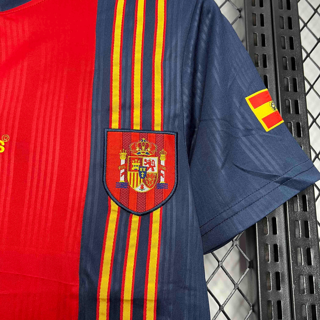 Spain 1996 | Vintage Home Jersey - Vintage Retro Football Jersey