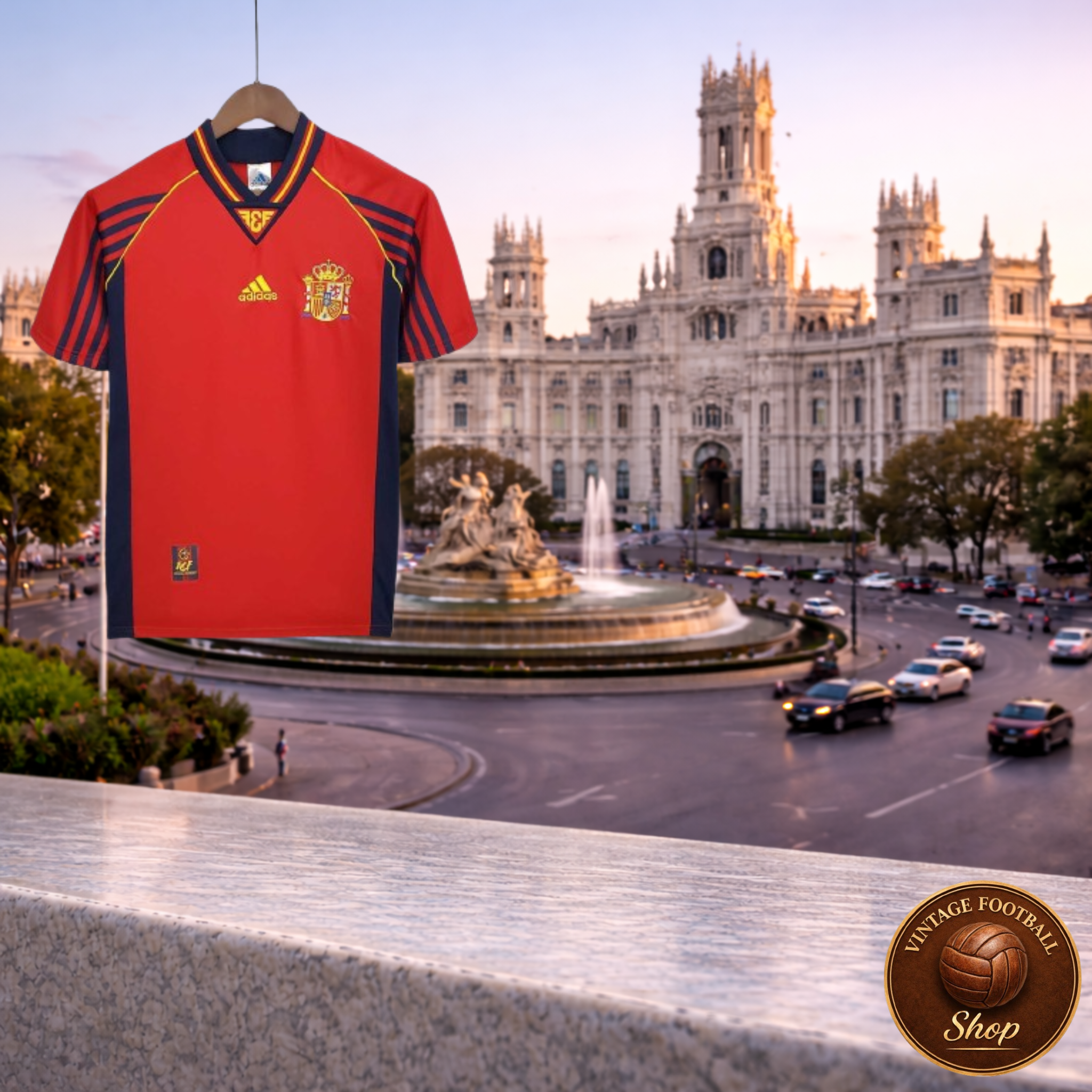 Spain 1998 | Vintage Home Jersey - Vintage Retro Football Jersey