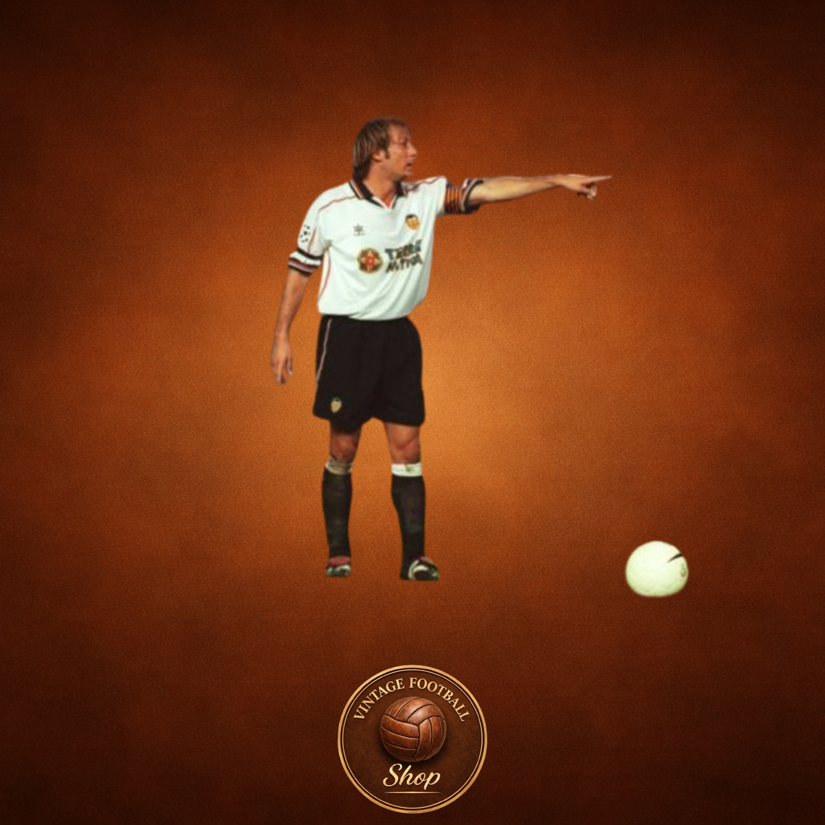 Valencia 1999-2000 Vintage Jersey | Champions League Final Los Che Valencia 1999-2000 Vintage Jersey | Champions League Final Los Che
